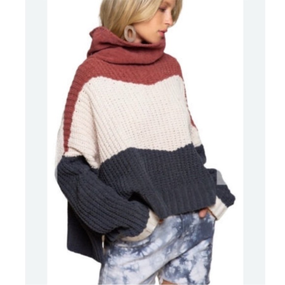 POL Chunky knit cowl neck Sweater - Picture 13 of 13